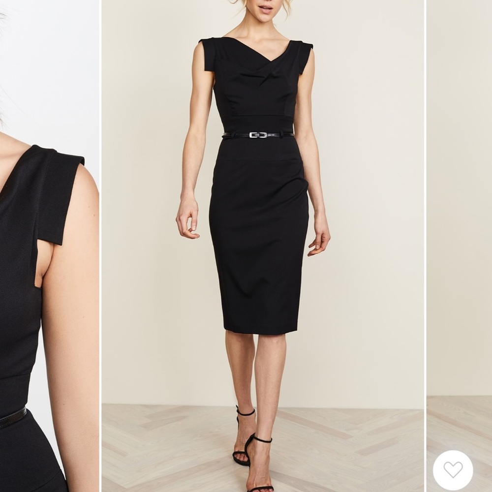 Elegant Black Sleeveless Dress